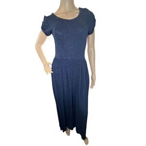 Matilda Jane Navy Blue Curtain Call Maxi Dress With Button Details